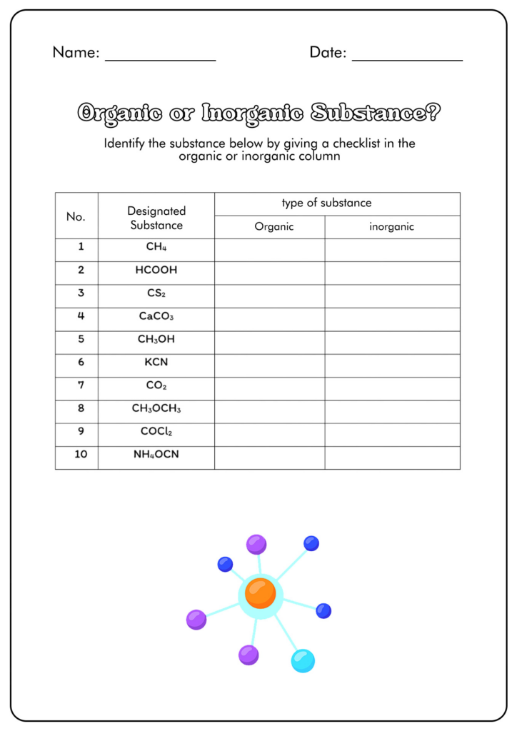 11 Best Images Of Organic Chem Worksheet With Answers Worksheeto