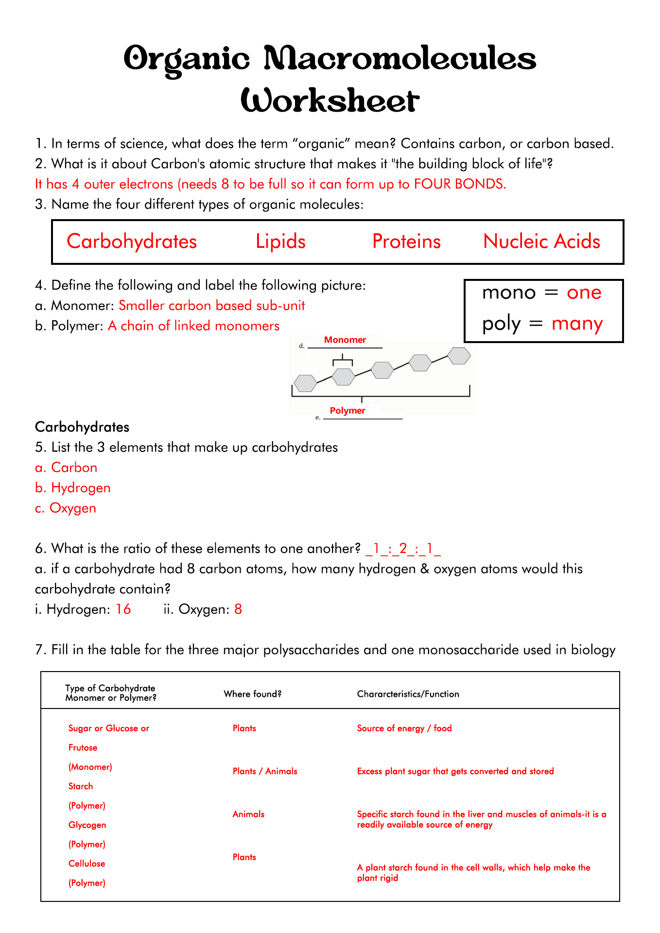 11 Organic Chem Worksheet With Answers Worksheeto