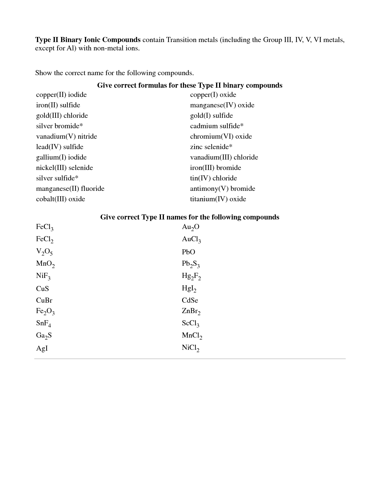 12 Naming Molecular Compounds Worksheet Answers Worksheeto