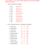 30 Naming Compounds Worksheet Answer Key Worksheets Decoomo