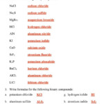 31 Simple Binary Ionic Compounds Worksheet Education Template