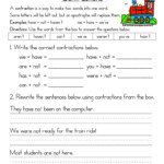 Contractions Worksheet Have Fun Teaching