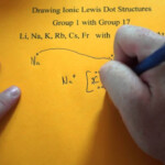 Drawing Ionic Lewis Dot Structures group 1 And 17 YouTube