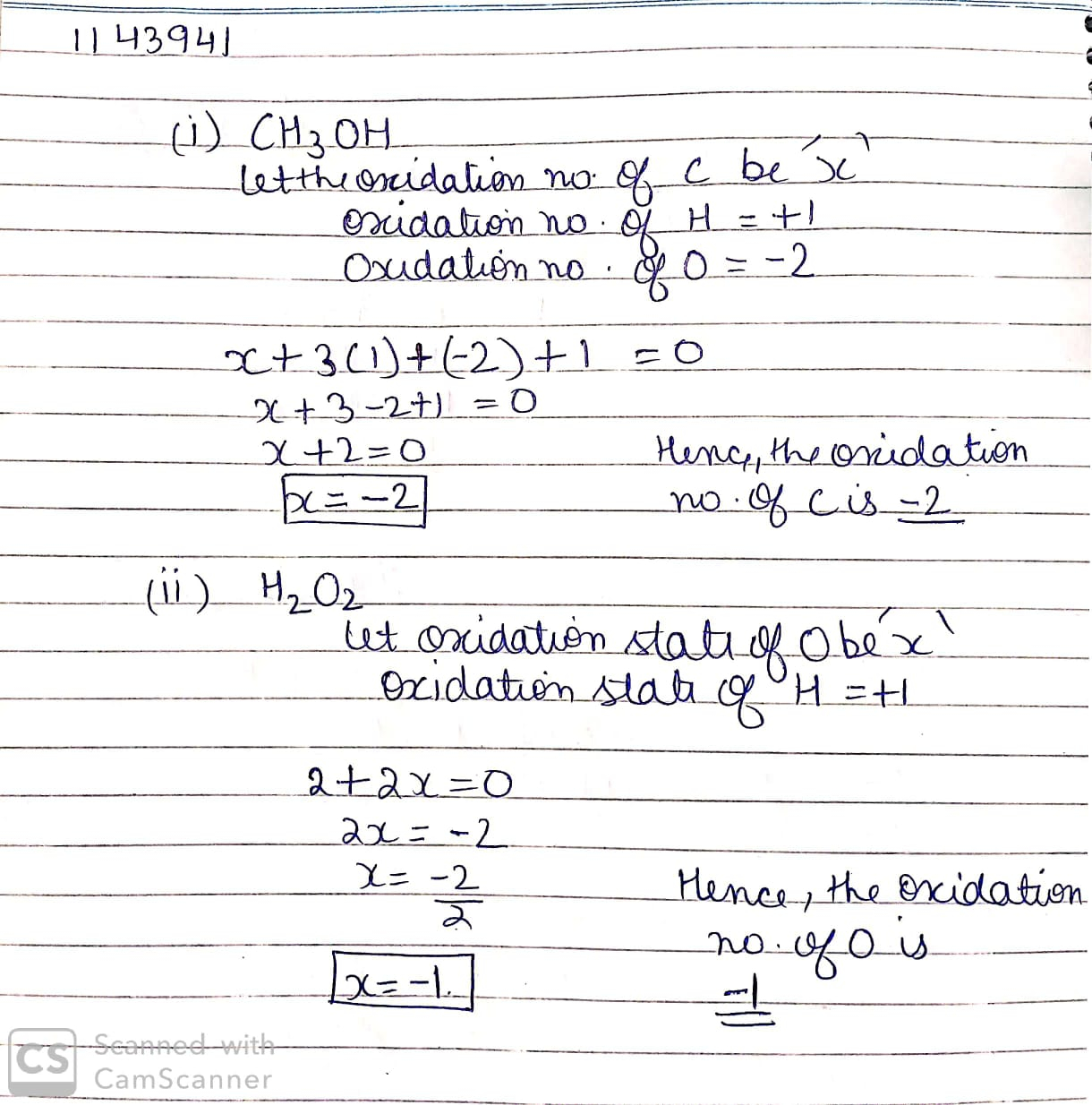 How To Find Oxidation Number In A Compound