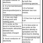 Ionic Vs Covalent Bonds Worksheet