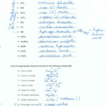 Nomenclature Worksheet 1 Answers The Best Worksheets Image Worksheets