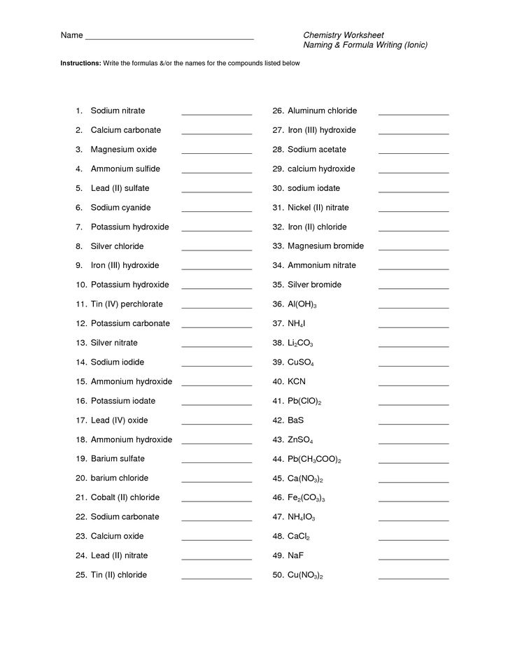 Pin By Montserrat GA On Chemistry Chemistry Worksheets Chemistry