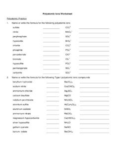 Name Ionic Compounds Worksheet - CompoundWorksheets.com