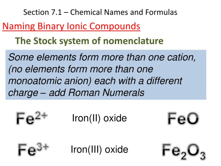 PPT Chapter 7 Chemical Formulas And Chemical Compounds PowerPoint ...