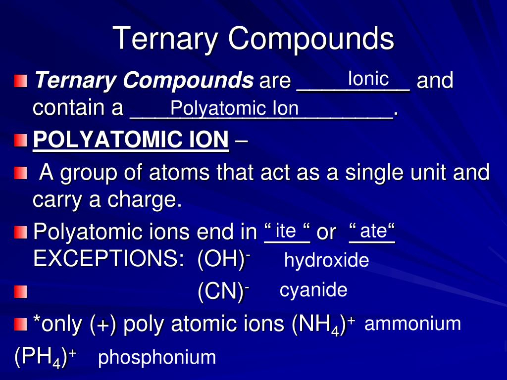 PPT Chapter 9 Naming Compounds And Writing Formulas PowerPoint 