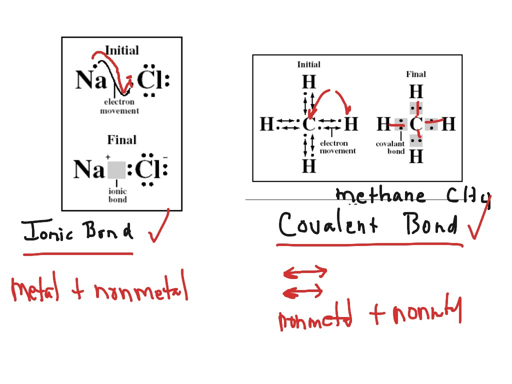 ShowMe Ionic Bonds Covalent Bonds