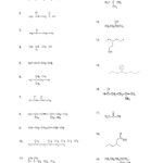 15 Organic Compounds Structure Worksheet Worksheeto