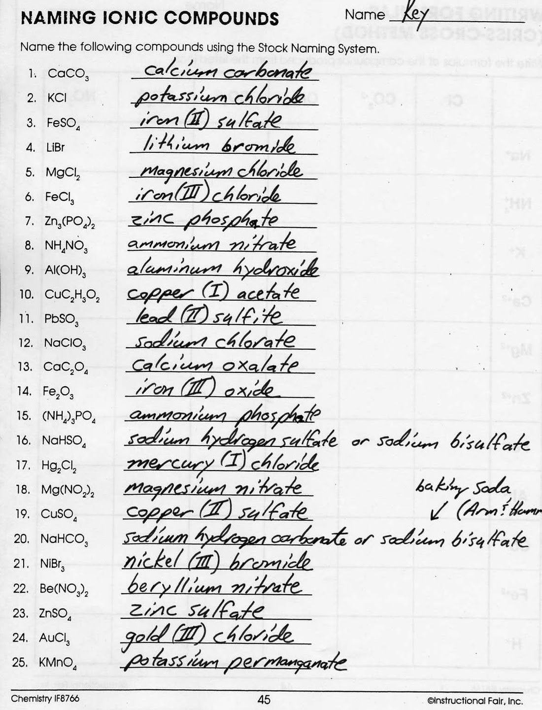 30 Naming Chemical Compounds Worksheet Answers Education Template