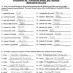 Chemistry 1a Nomenclature Worksheet Answers Free Download Gmbar co