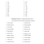 Chemistry Naming Covalent Compounds Worksheet Foto Kolekcija