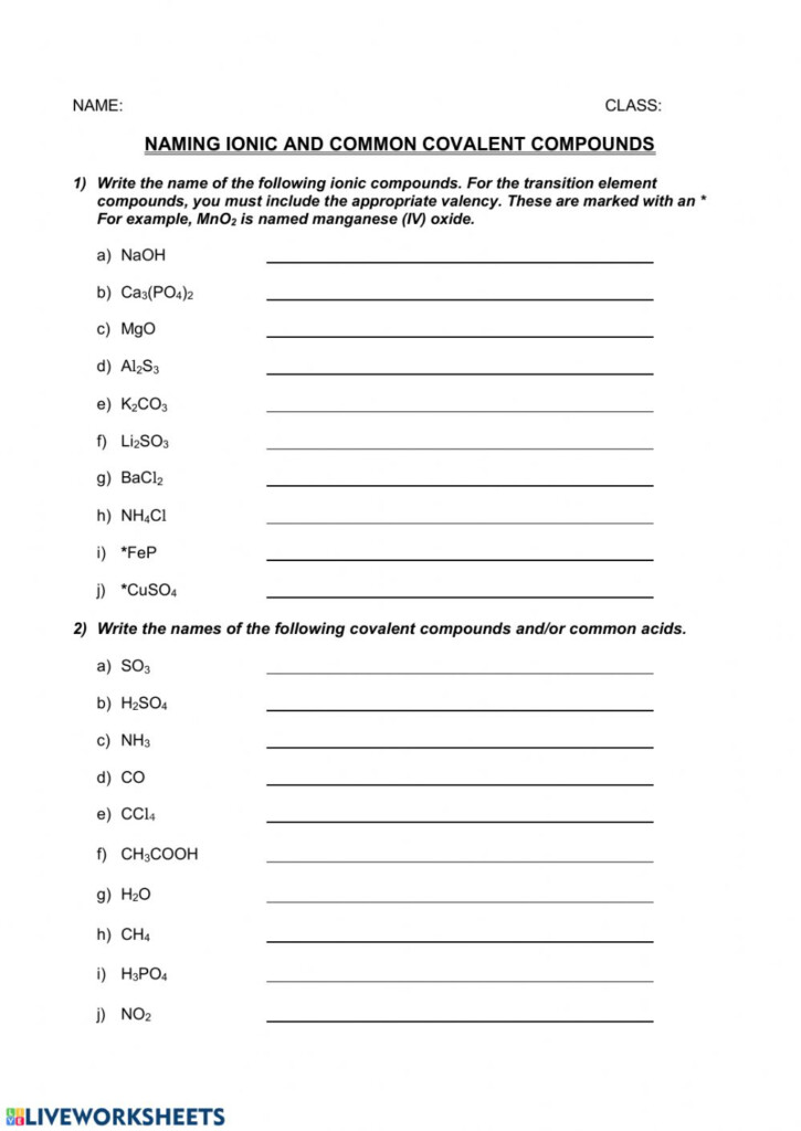  Compound Formation Worksheet Free Download Gmbar co