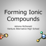 Forming Ionic Compounds