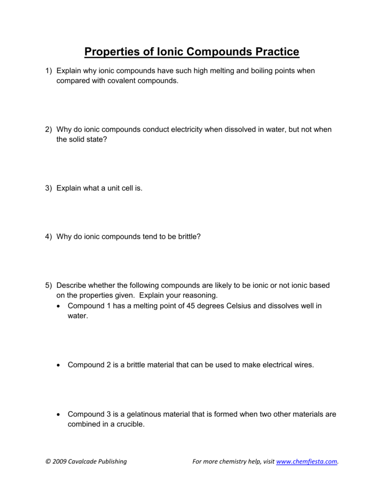 Ionic Or Covalent Worksheet Pc Simulation Ionic And Covalent Bonding 