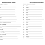 Naming Ionic Compounds Practice Worksheet Answer Key Db excel