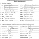 Ternary Ionic Compounds Worksheet Best Of Naming Ionic Db excel