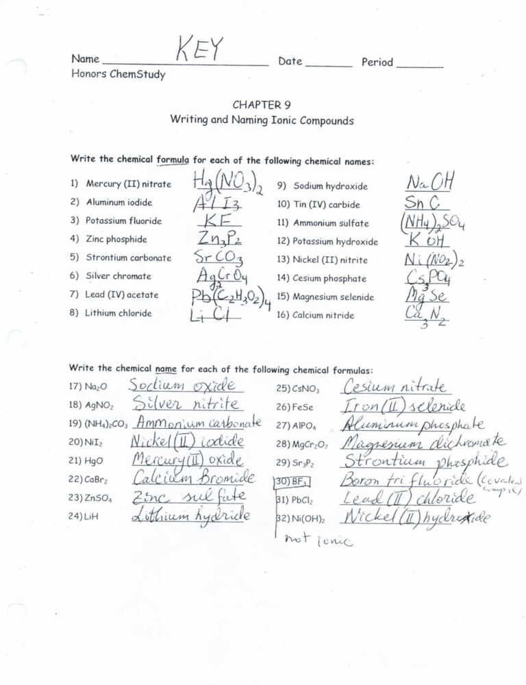 Ternary Ionic Compounds Worksheet Db Excel - CompoundWorksheets.com