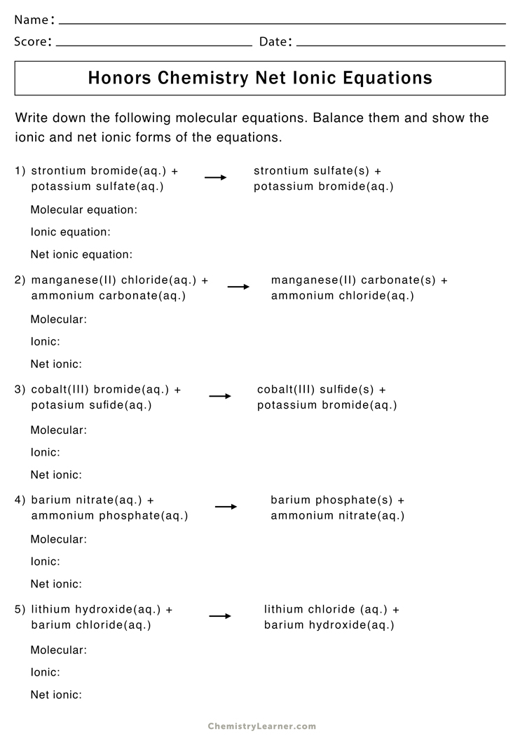 32 Ions Worksheet Chemistry Answers Support Worksheet