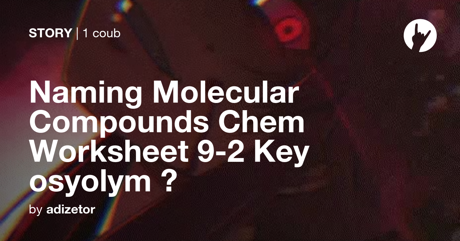 Naming Molecular Compounds Chem Worksheet 9 2 Answers