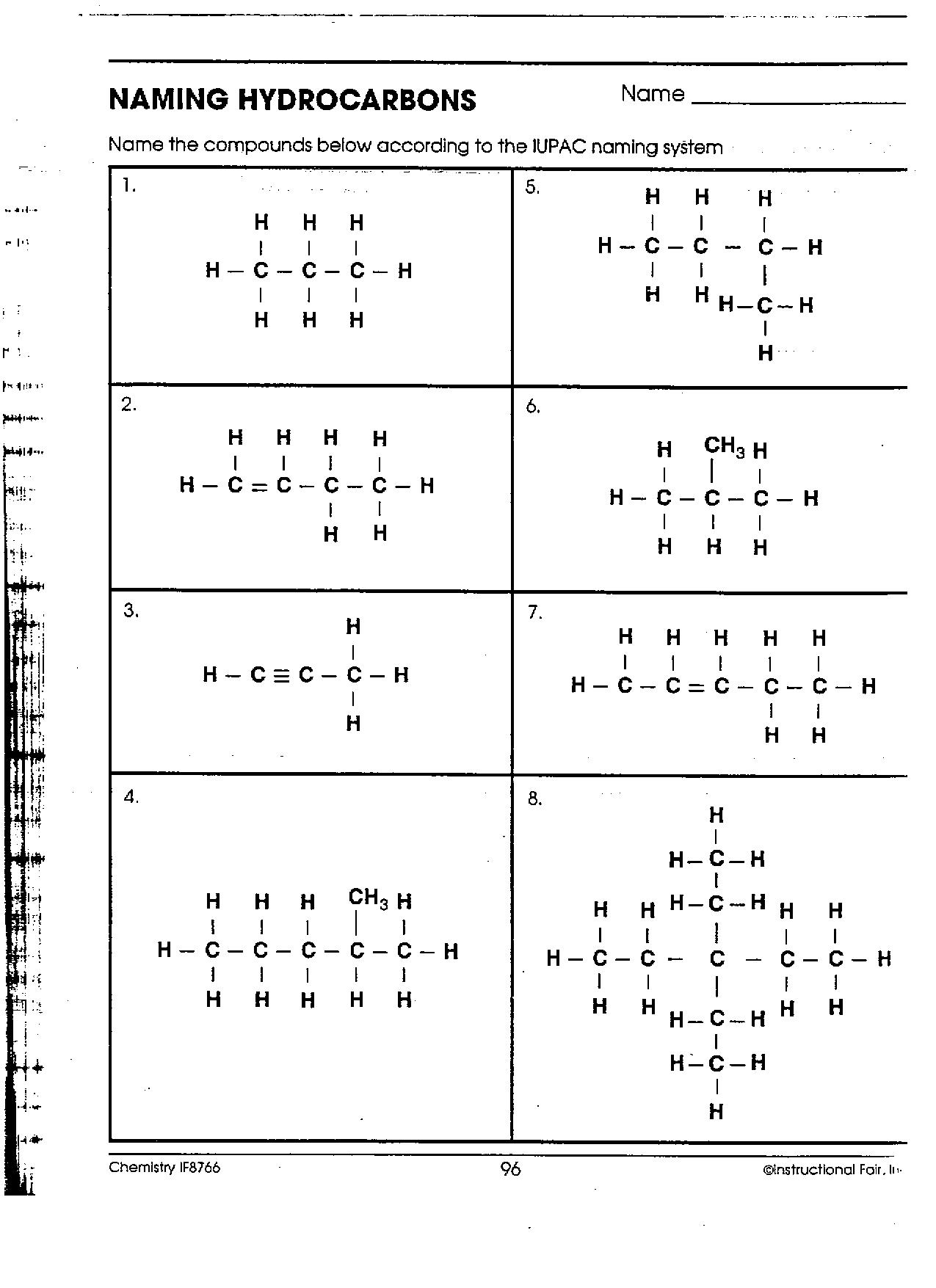 Organic Organic Nomenclature